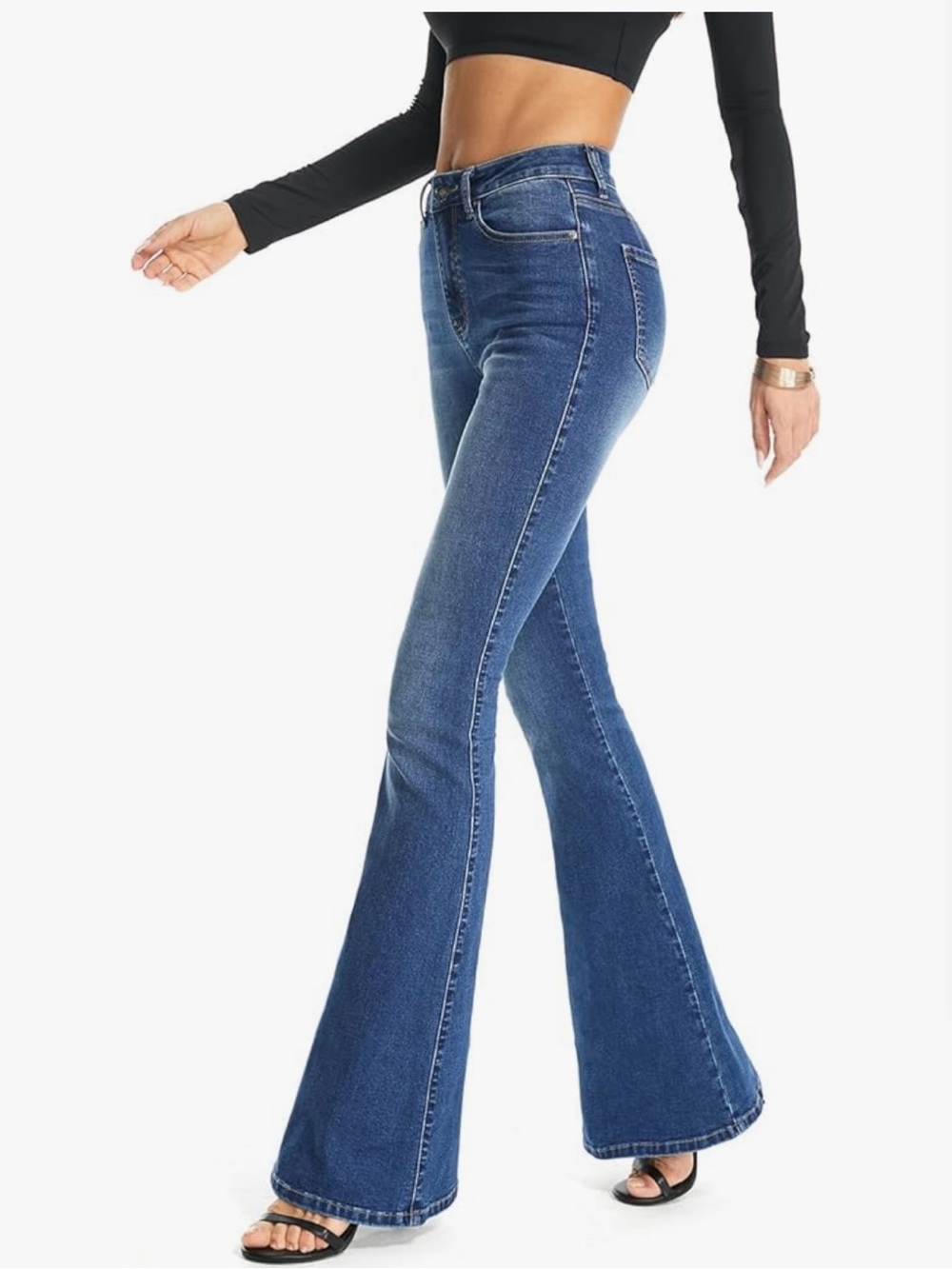 Flying Banana Flare Bell Bottom Jeans-best jeans ever!